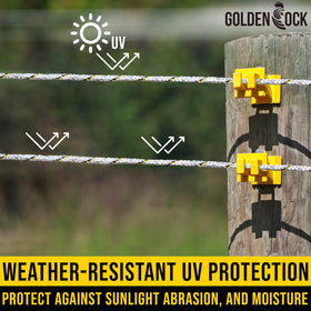 Golden Cock wire ideal for temporary pastures and equine containment scenarios.