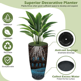 Goldshire drainage hole detail supports proper water management for healthier soil.