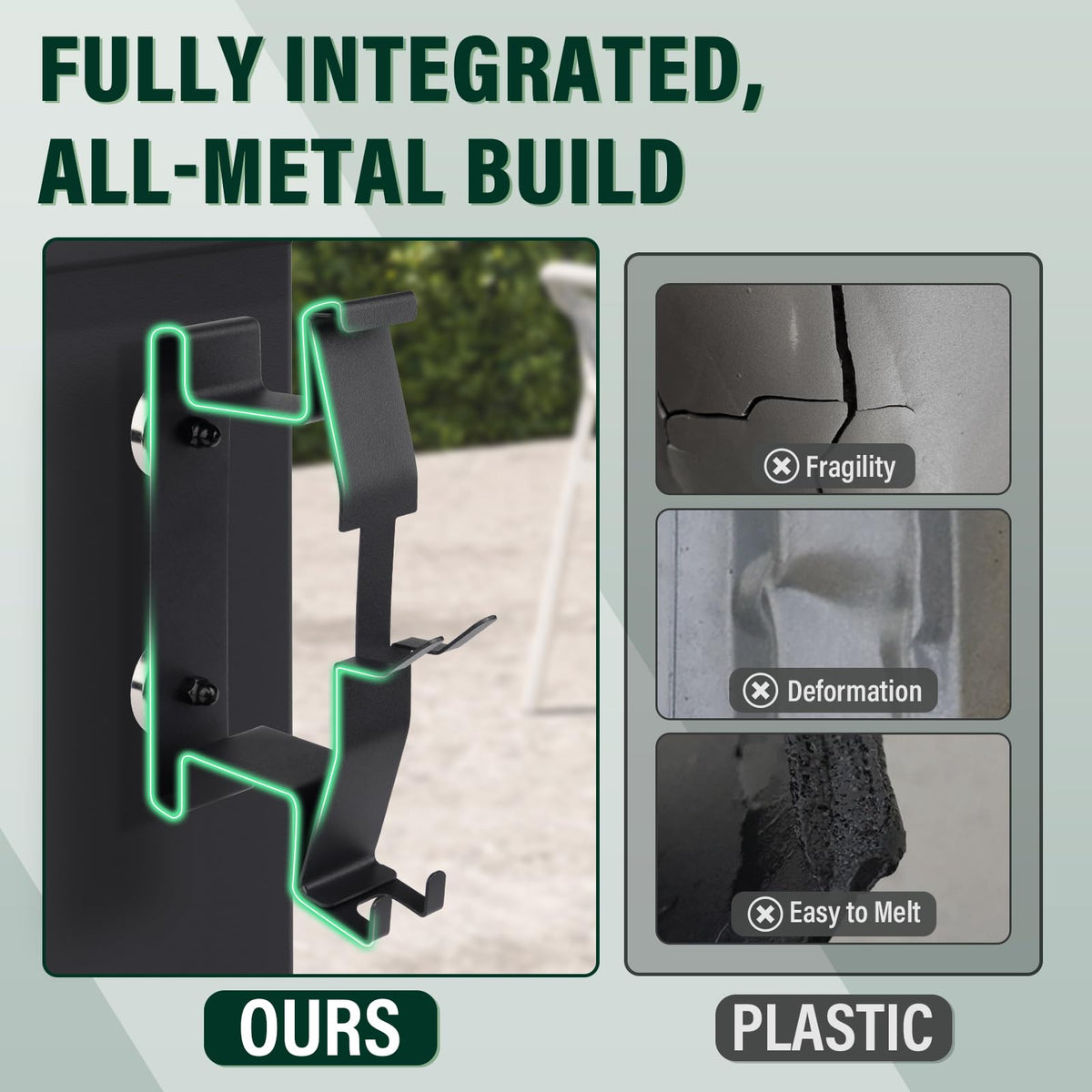 Goldusk all-metal cable holder emphasizes durability for busy grills.