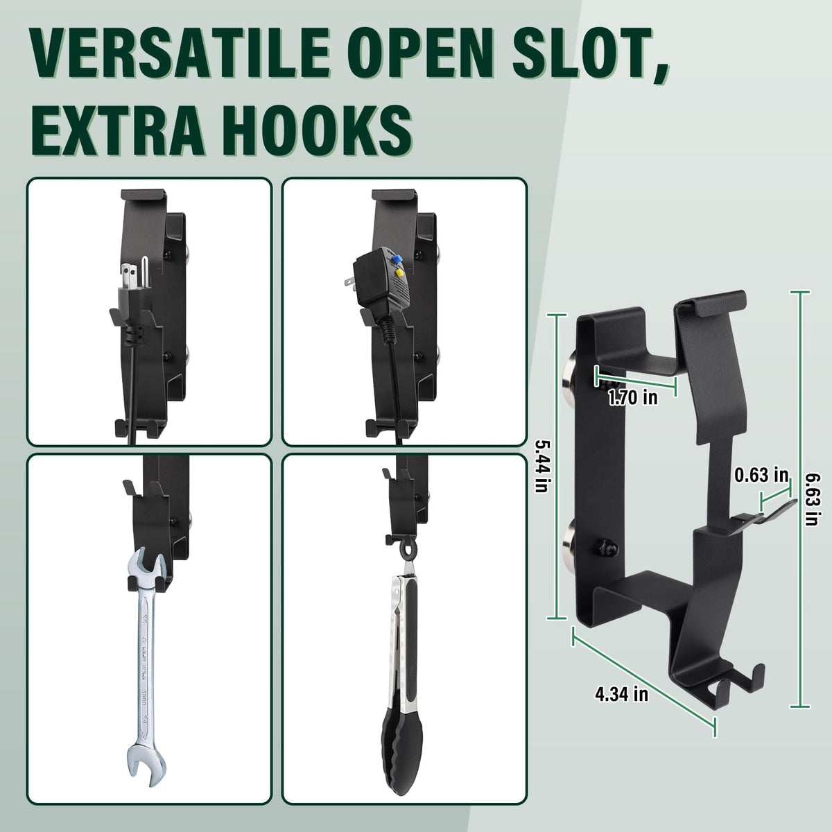 Goldusk indoor/outdoor cord organizer ideal for kitchen and workshop cords.