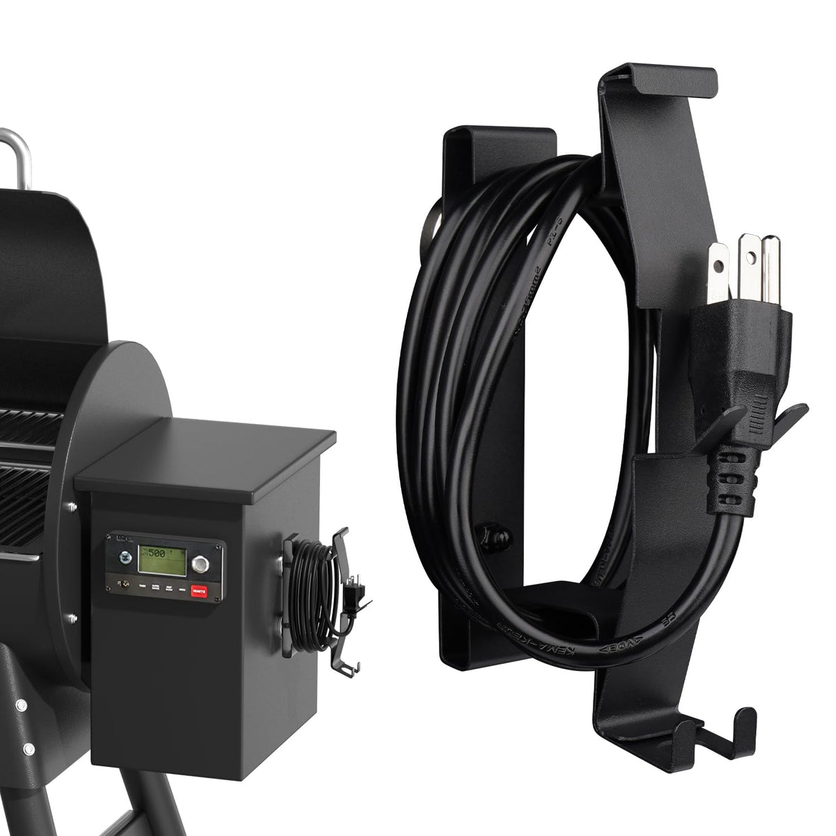 Goldusk strong magnetic power cord organizer keeps cords neatly in place on metal surfaces.
