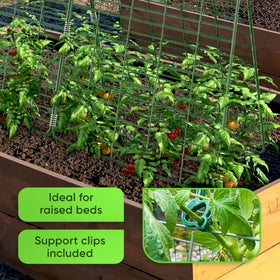 GOLETIO cucumber trellis plant clips for secure vine training
