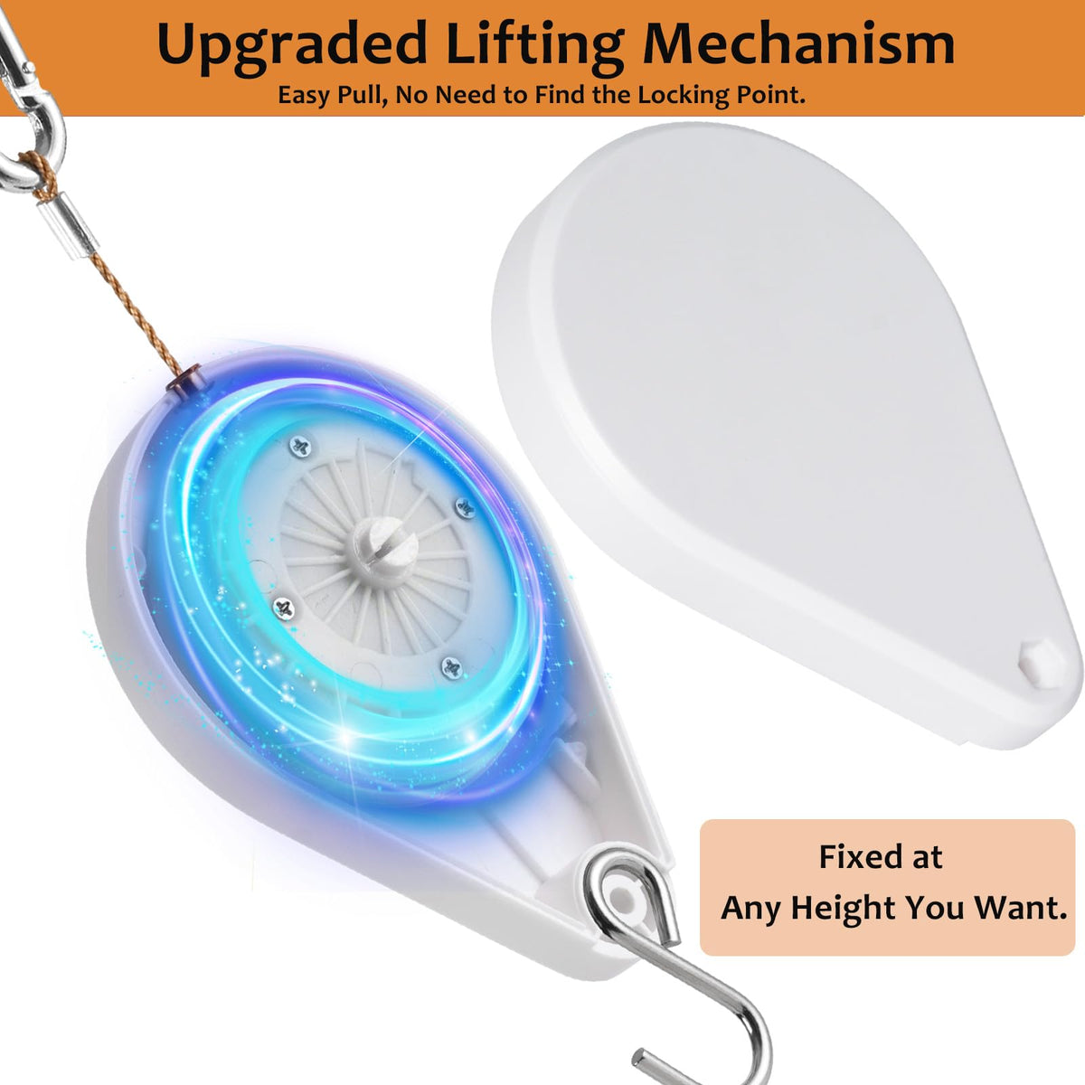 Gomazonle built-in lock mechanism keeps your hanger securely positioned