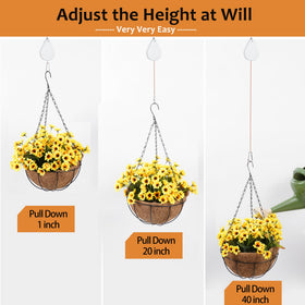 Gomazonle versatile hanger suits baskets, pots, bird feeders, and lights