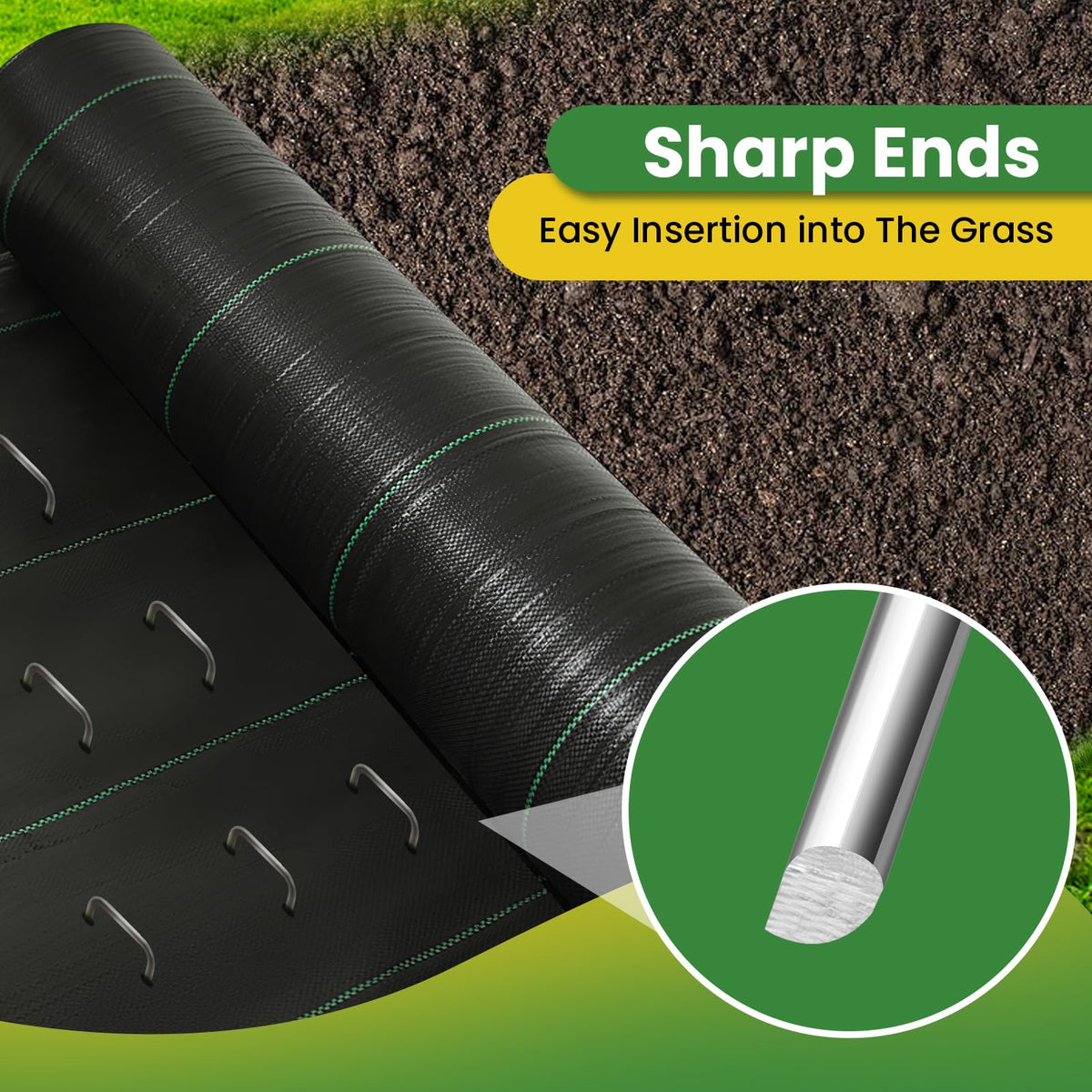 Gomedi multi task stakes suitable for gardens, camping, and agricultural sites