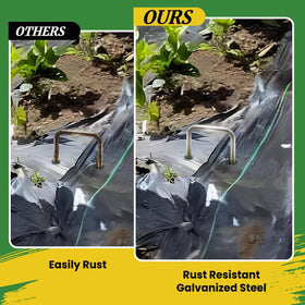 Gomedi sturdy stakes provide wind and rain stability for outdoor setups