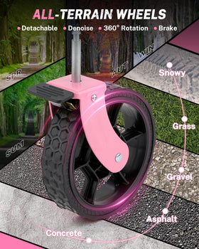 Gonex triangle-frame construction offers sturdy balance on uneven ground.