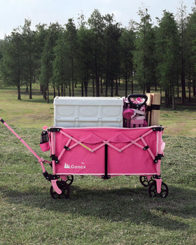 Gonex wagon ideal for grocery, sports, camping, and beach trips.