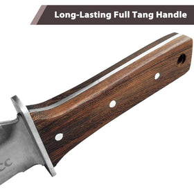 Gonicc Hori Hori knife protective handguard keeps hands safe