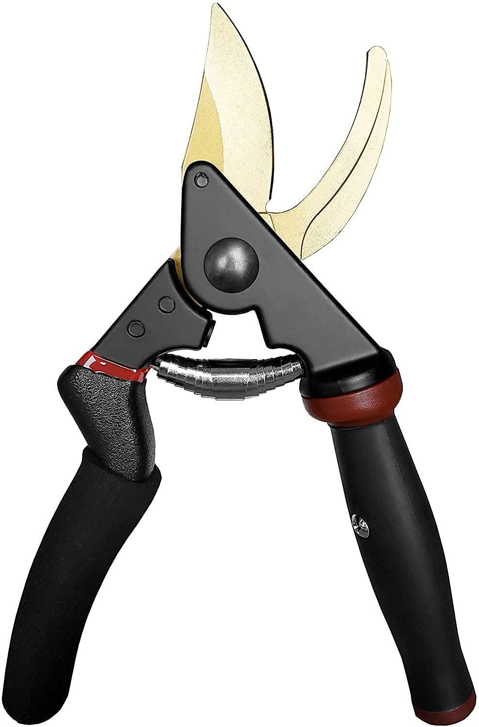 Gonicc sap groove design prevents sticking during sap-prone pruning