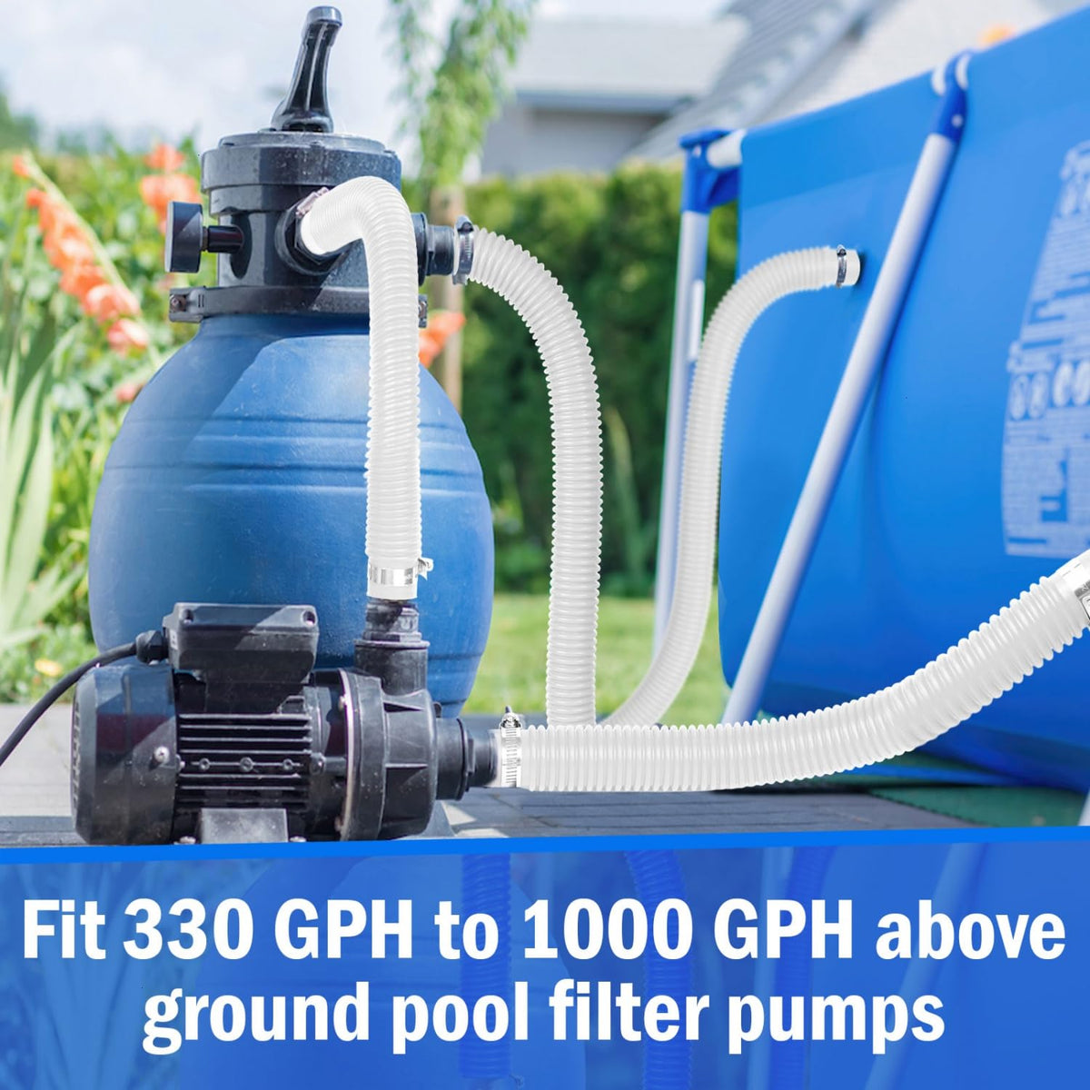Gonioa hose install made simple with included clamps and basic tools