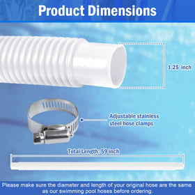 Gonioa hose compatible with Intex pumps for easy upgrades