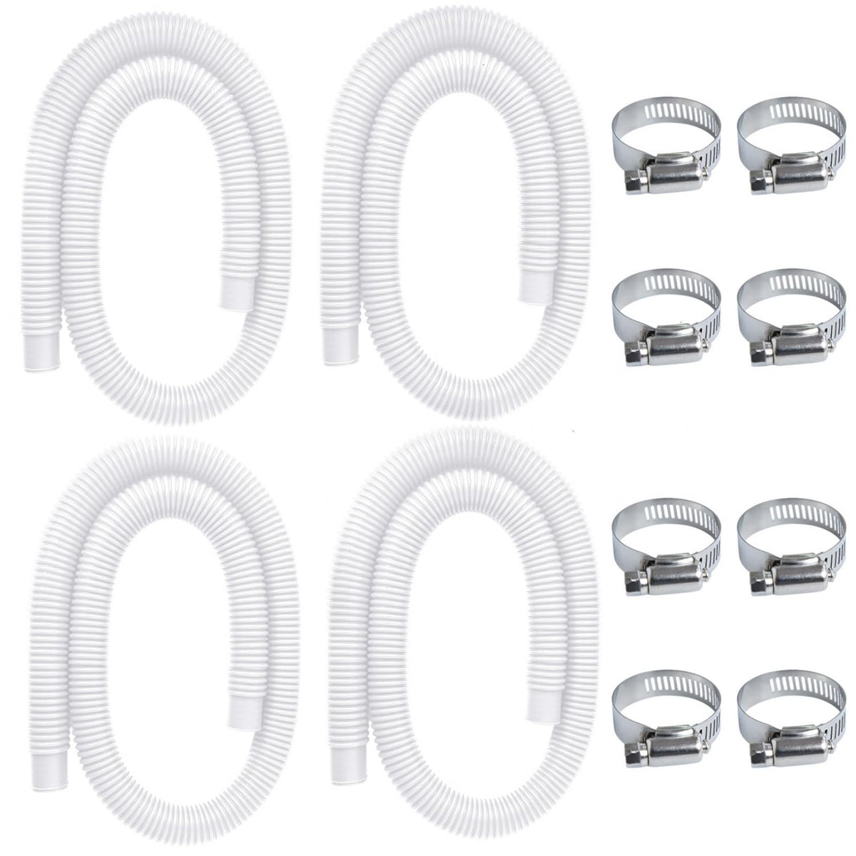 Gonioa pool pump hose 4-pack for above-ground pools with durable materials