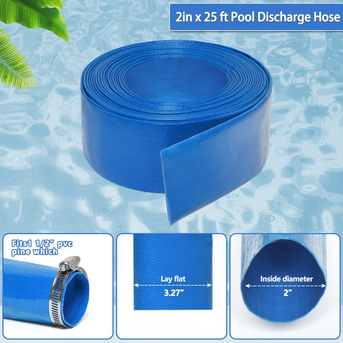 Gonioa PVC fittings compatibility for easy setup.