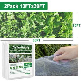 GonLei transparent mesh close-up shows fine weave for plant safety.