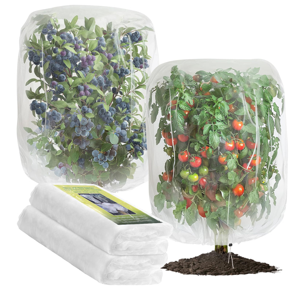 GonLei tree netting cover protects fruit trees from pests with breathable mesh.