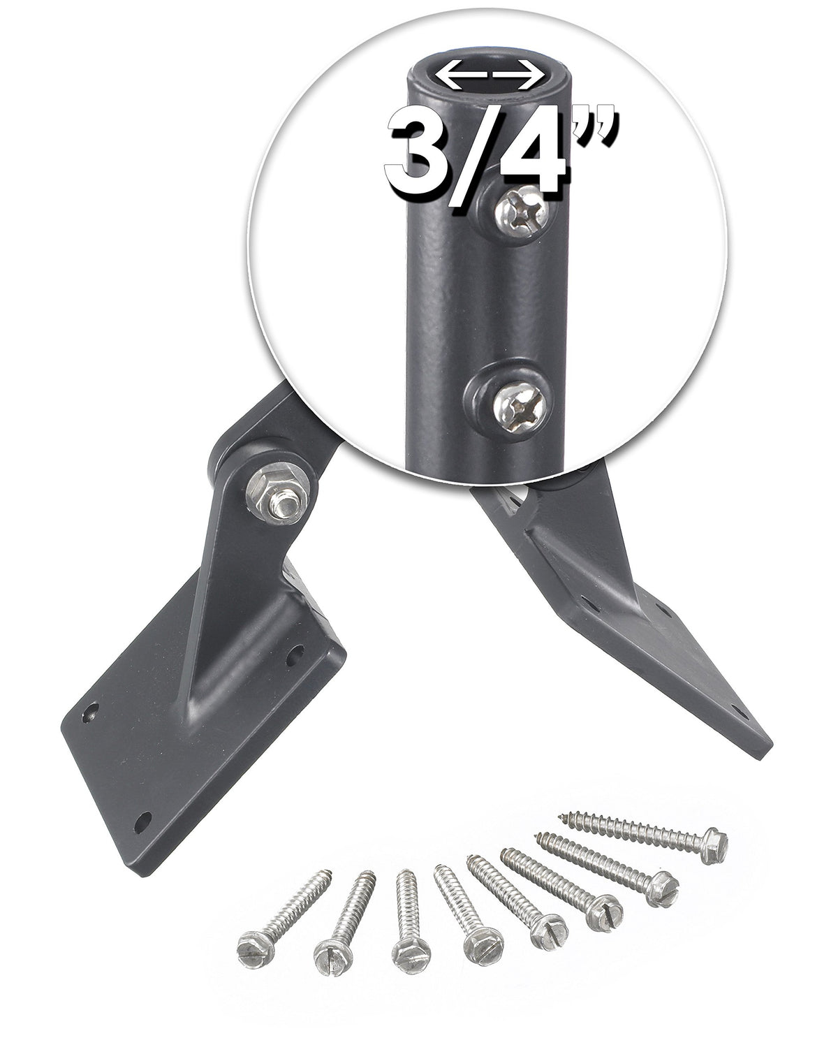 Good Directions 401AL roof mount with screws included for quick install