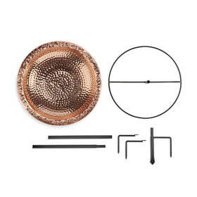 Good Directions BBG18 copper bird bath edge detail emphasizing perching comfort
