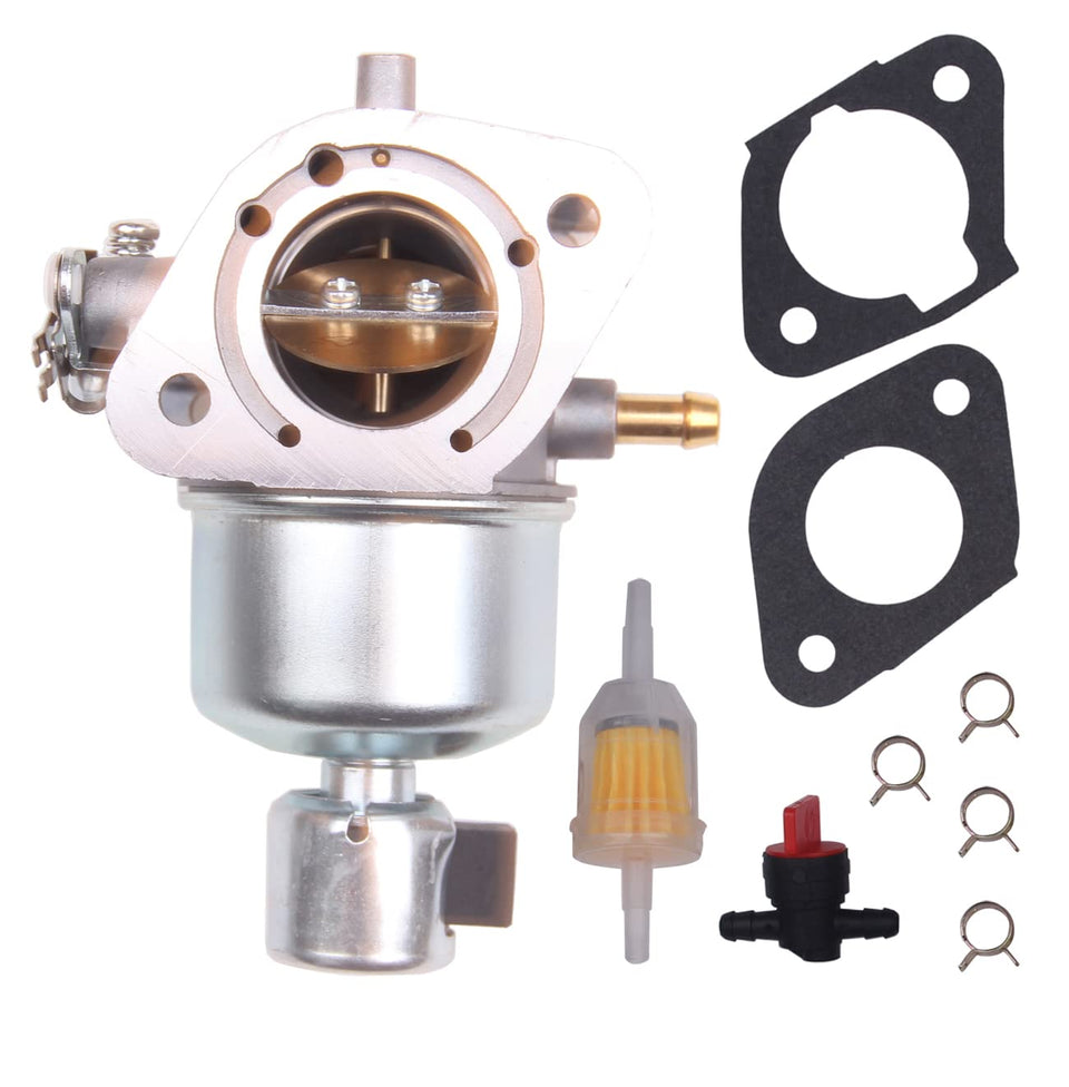 Goodbest carburetor for Kawasaki FR730V front view, ready for replacement and potential starting improvement