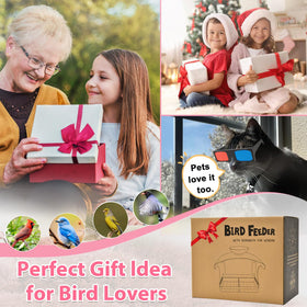 Goodeco bird bath window provides a drinking bowl for visiting birds