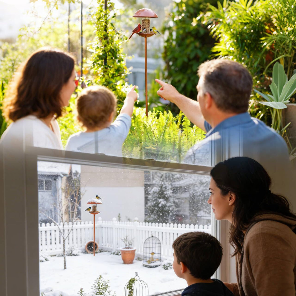 Goodeco gift idea bird feeder for family nature lovers.