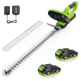 GoodJob hedge trimmer balance enables easy one-handed trimming with reduced shoulder fatigue.