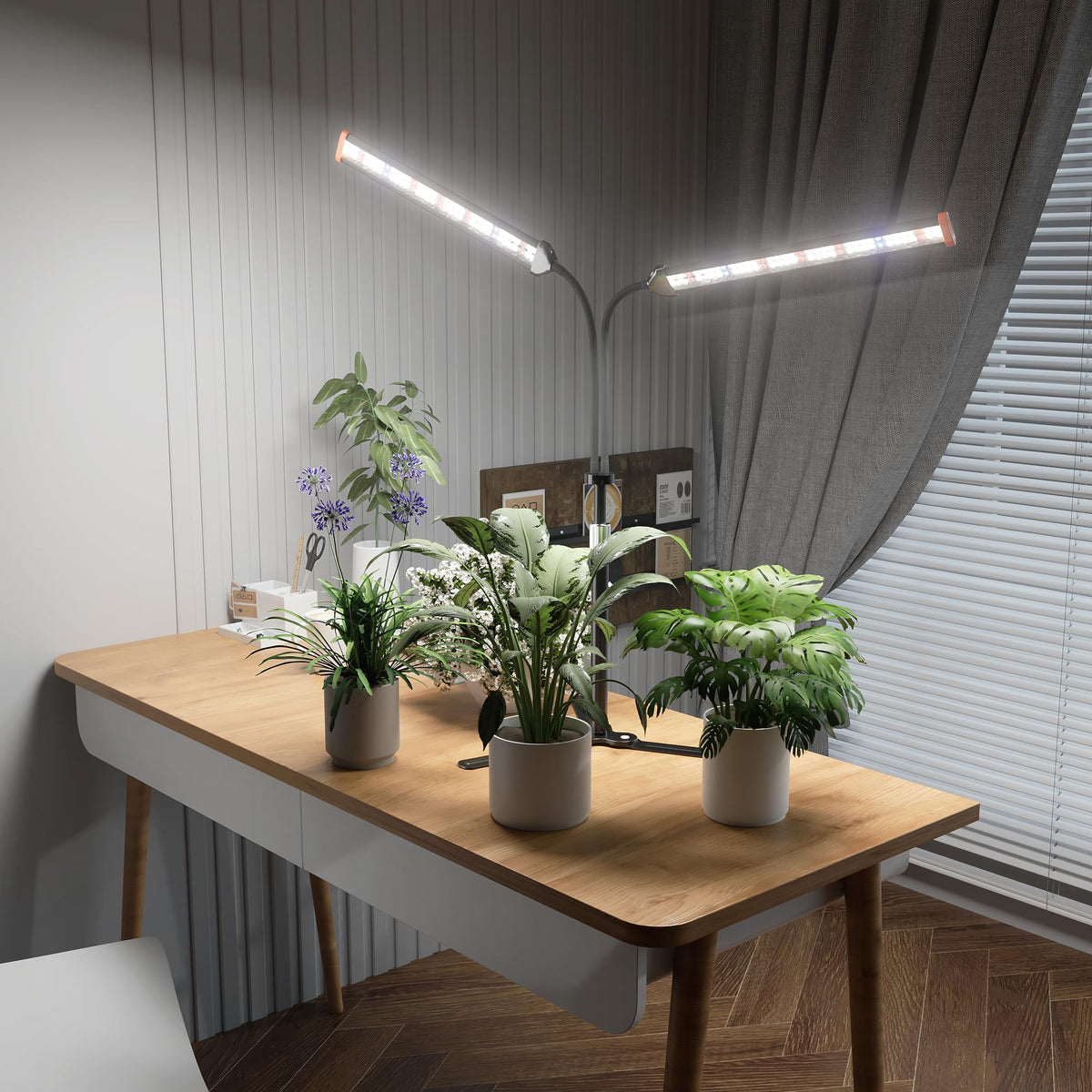 GooingTop 360-degree coverage concentrates light on multiple plants.