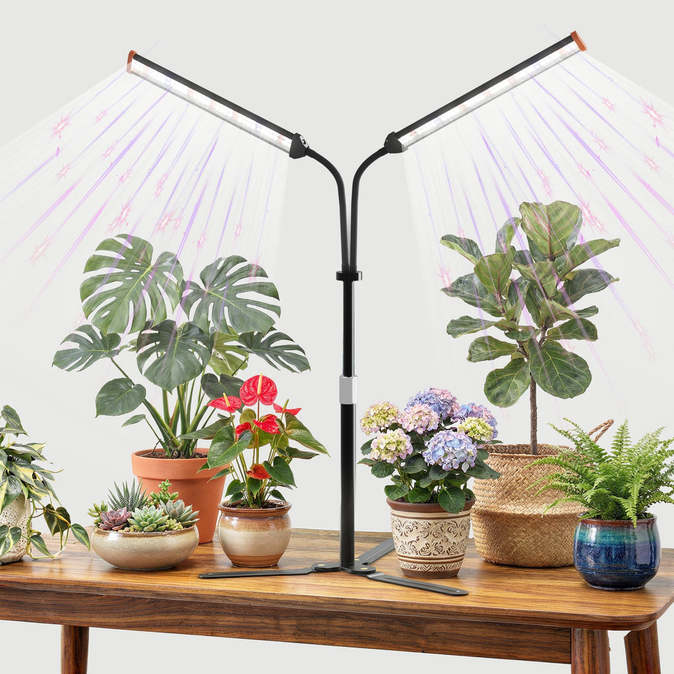 GooingTop grow light full spectrum panel supports indoor plant growth.
