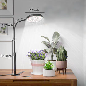 GooingTop gooseneck flexible angle delivers precise lighting to potting plants.