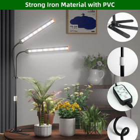 GooingTop light height adjustable from 10 to 32 inches for versatility.