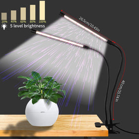 GooingTop adjustable-neck LED grow light directs precise indoor plant lighting.