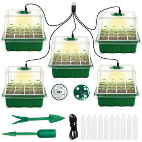 GOONMILL seed starter tray with grow light for consistent indoor germination and steady seedling growth