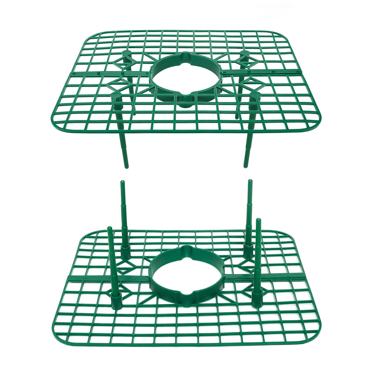 GOONMILL installation around a strawberry plant shows easy snap design.