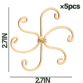 Five soft-touch clips secure vines without damage.