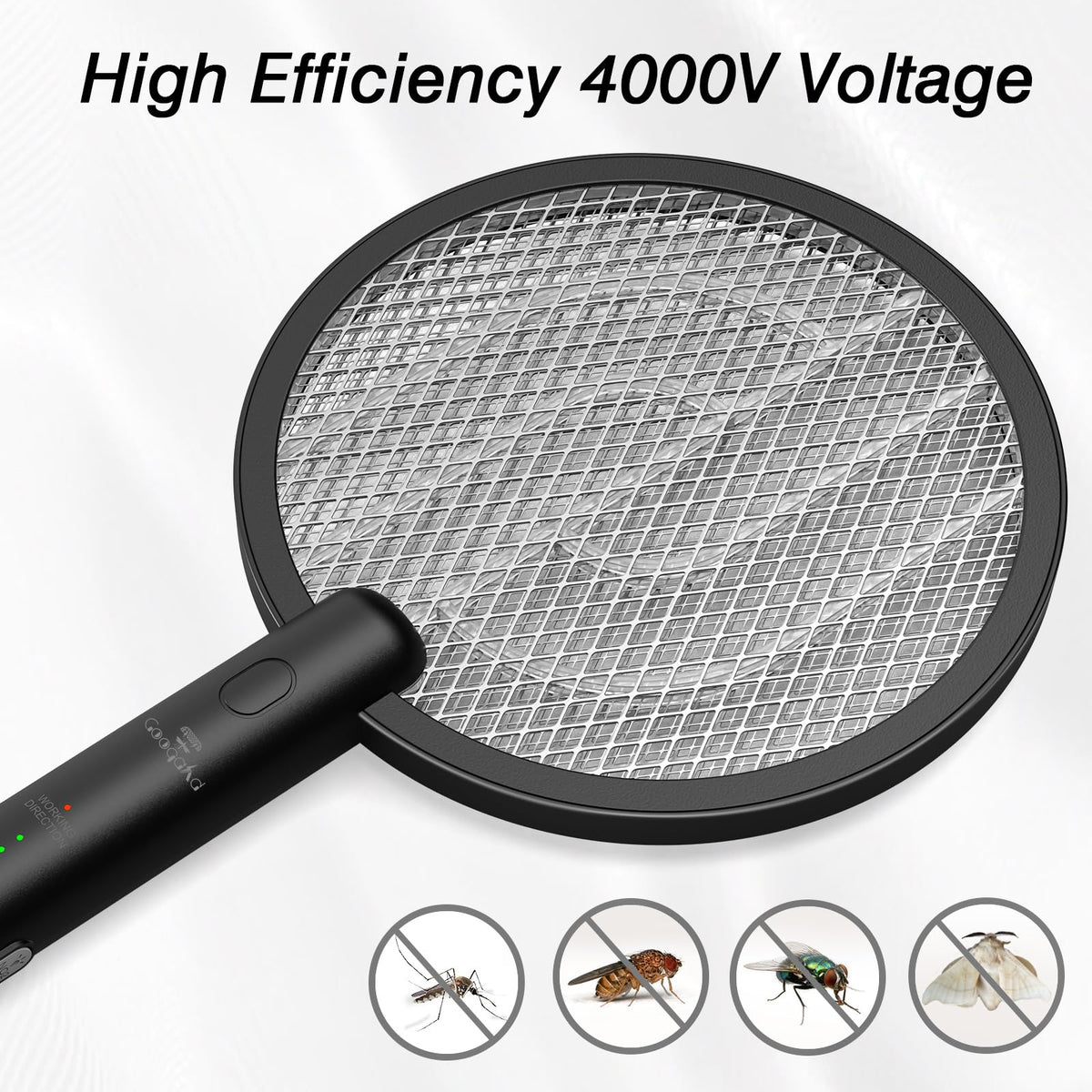 GooQand USB rechargeable bug zapper for versatile outdoor use.