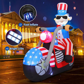 GOOSH Fast-inflate patriotic decoration for quick setup