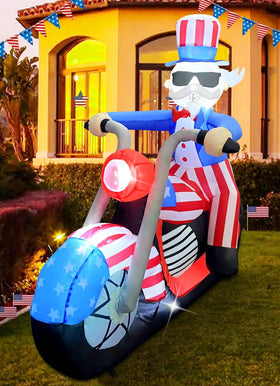 GOOSH Outdoor inflatable flag day display for lawn or garden