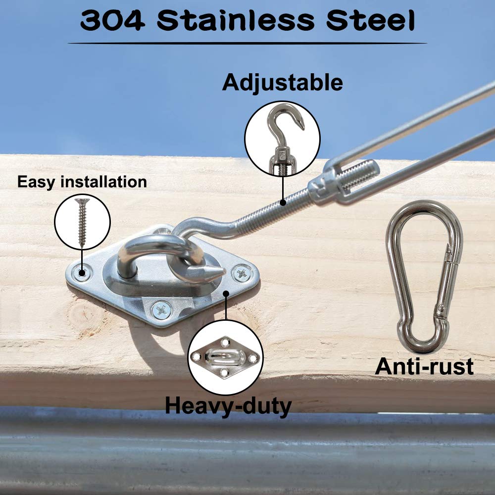GoosWexmzl stainless steel turnbuckles provide precise tension for secure sails