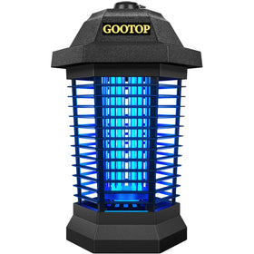 GOOTOP bug zapper outdoor plug-in for patios, lightweight and easy to hang