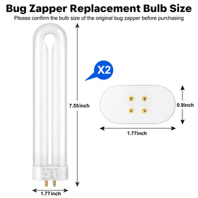 GOOTOP X3 bulb delivers bright purple-blue glow for effective insect attraction