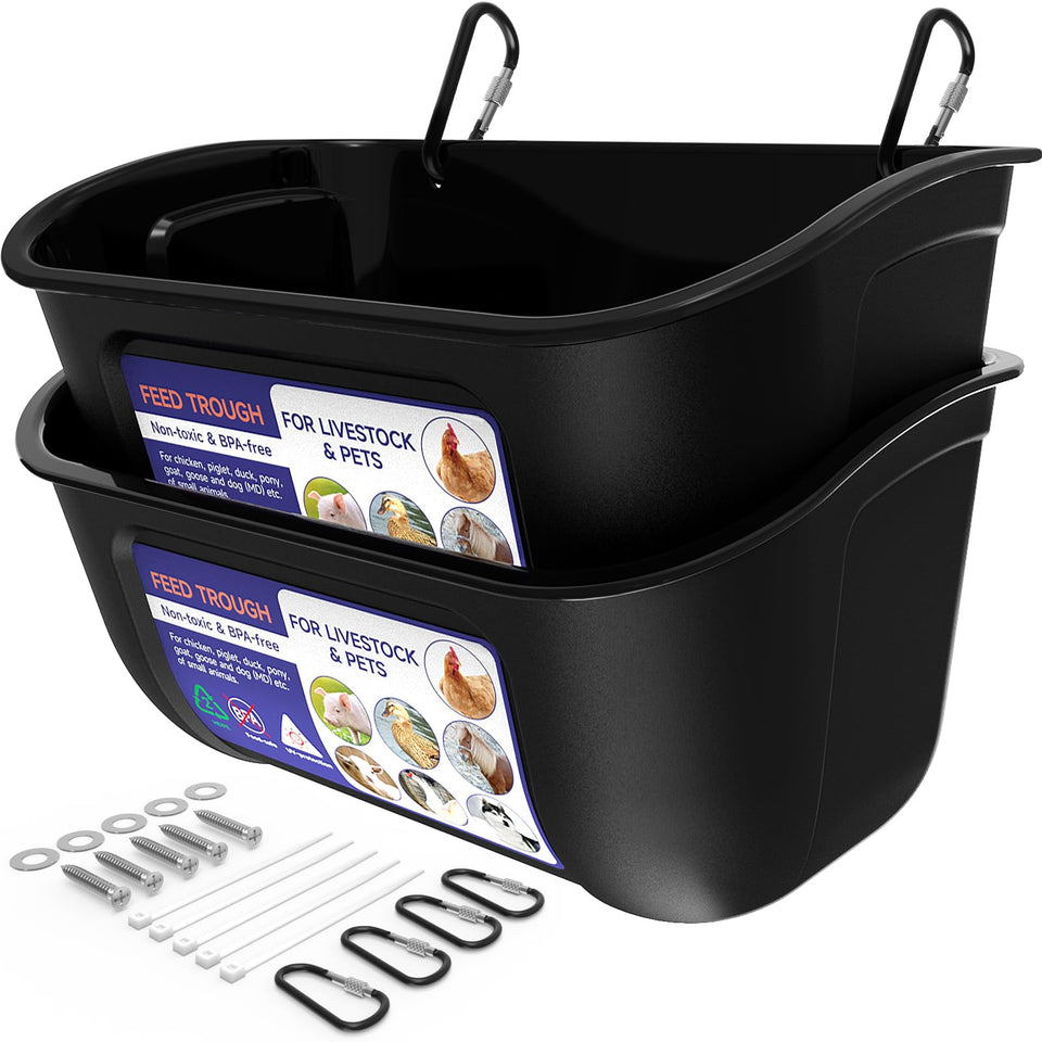 Goovilla chicken feeder waterer hanging setup reduces waste