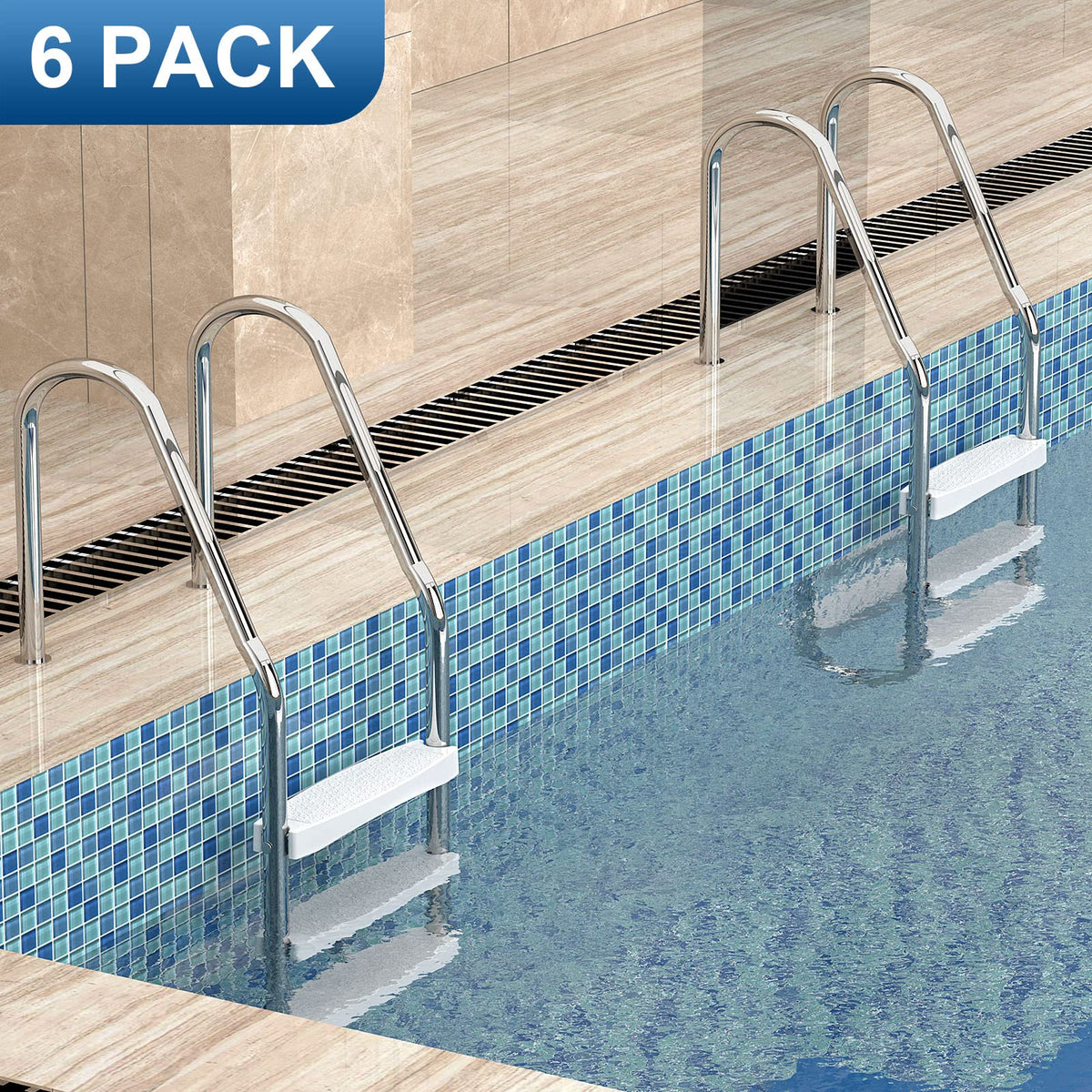 Goovilla curved surface grip detail on ladder step