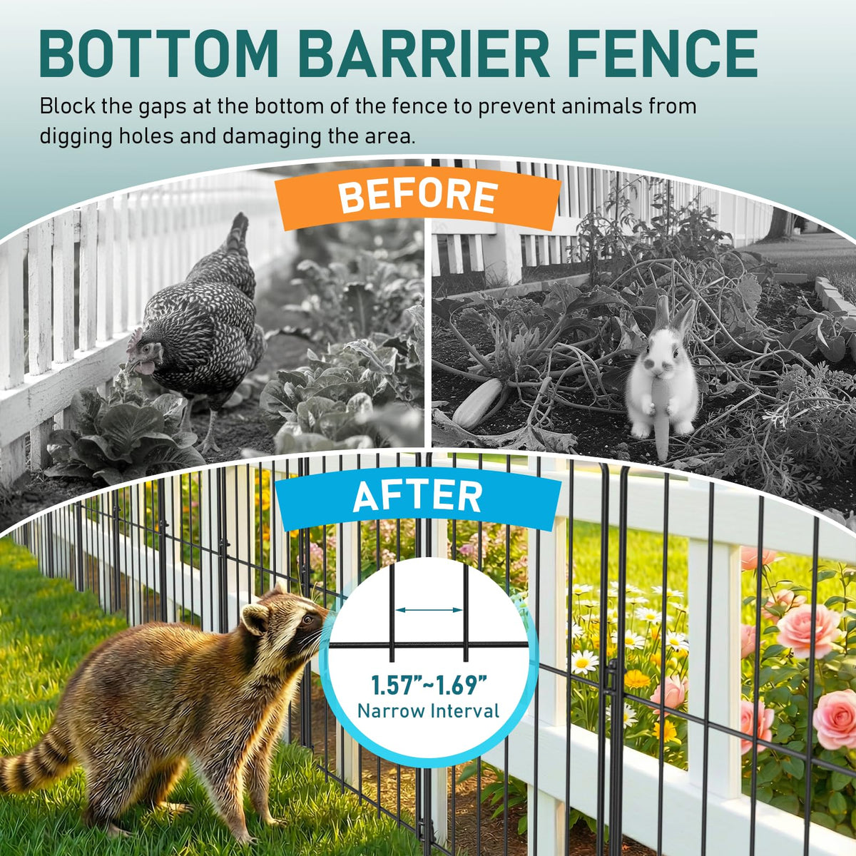 Goovilla flower bed border showcasing garden protection and tidy edges.
