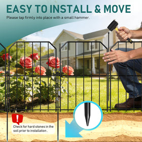 Goovilla fence used as pet barrier in a yard setting.