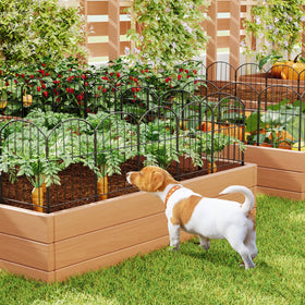 Goovilla garden fence with rustproof finish for durability.
