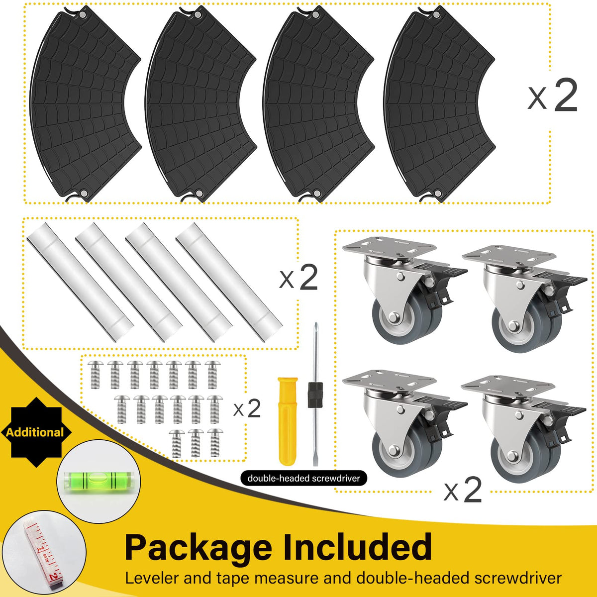Goovilla grid texture panel increases grip for stable bases