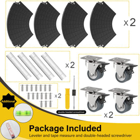 Goovilla grid texture panel increases grip for stable bases