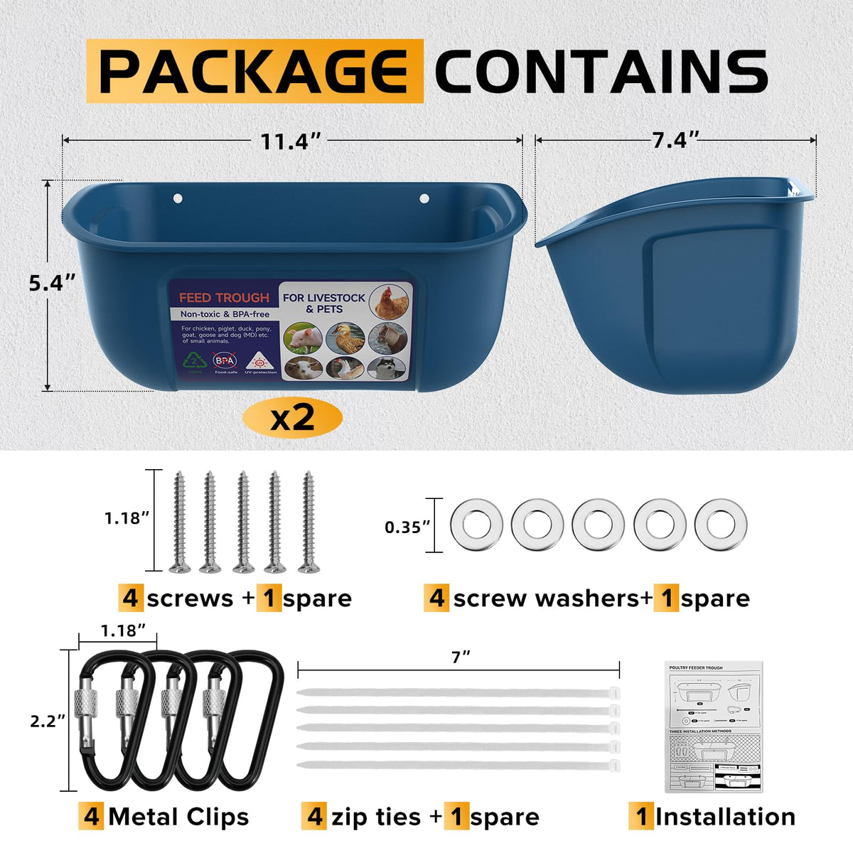 Goovilla large-capacity feeder holds up to five quarts for groups.