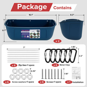 Goovilla BPA-free plastic trough supports safe livestock feeding.