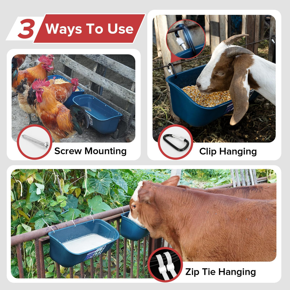 Goovilla clipping accessories aid secure installation of the trough.